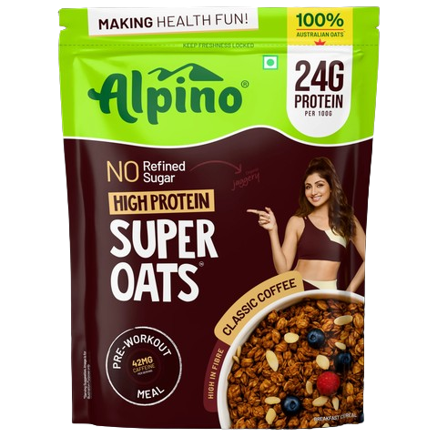 Alpino High Protein Super Rolled Oats Classic Coffee 1kg
