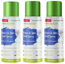 Sirona<br>PeeBuddy Before & After Toilet Sanitizer Spray Trio - 100ml