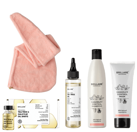Brillare - Complete Dandruff Control Kit For Itchy Flaky Scalp