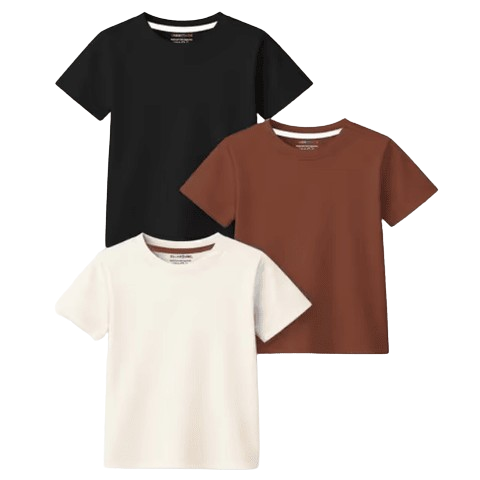 Ajio - Trampoline Boys Regular Fit T-Shirts Pack Of 3