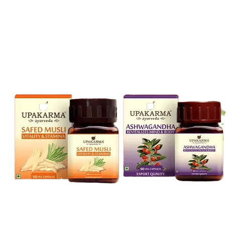 Performance & Mind Wellness Pack - Safed Musli & Ashwagandha