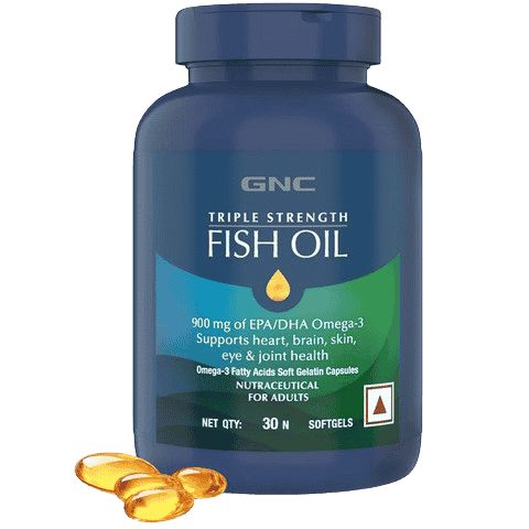 GNC Triple Strength Fish Oil 30 Softgels