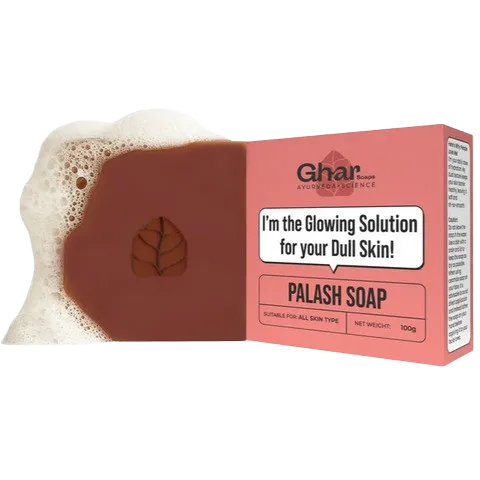 GharSoaps Palash Soap For Glowing Skin 100gm